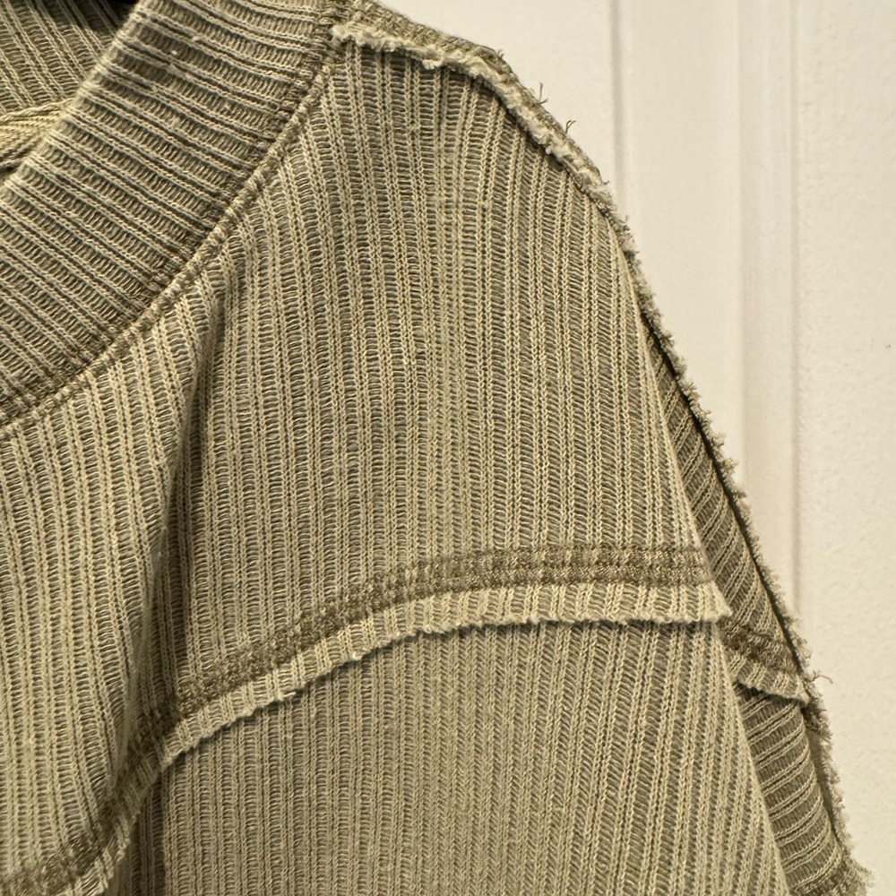 We The Free Olive Ribbed Top - Picture 5 of 13